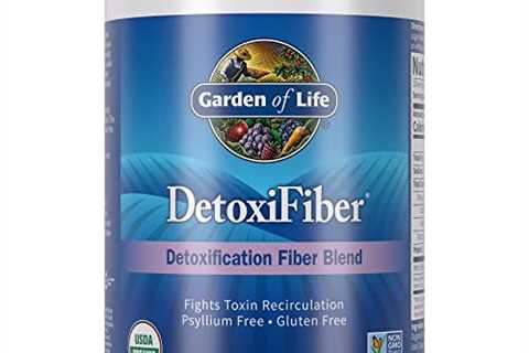 Garden of Life Organic Detox Fiber Supplement Powder, Gluten Free, Unflavored, 10.5 Oz