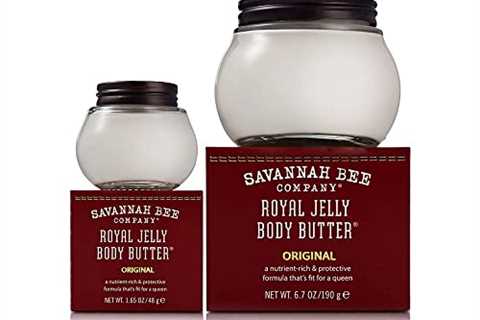 Royal Jelly Body Butter Original Set by Savannah Bee - Ultra Rich and Deeply Moisturizing - Comes..