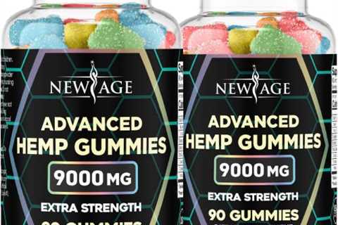 Hemp Gummies by NEW AGE - Great for Stress Relief - Sleep Aid and Reduce Inflammation - Calming..