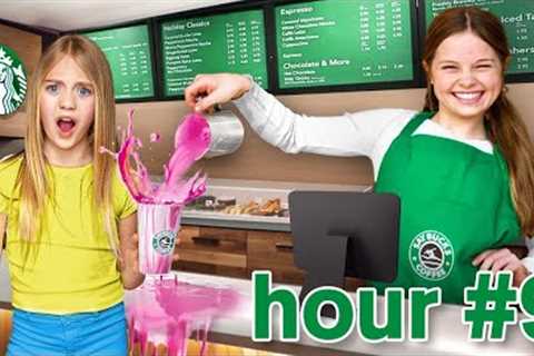 My Daughter Opens a Starbucks For 24 Hours *bad idea*