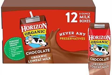 Horizon Organic UHT Chocolate Milk Boxes, 1% Single Serve, 8 Oz., 12 Count