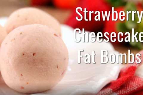 Strawberry Cheesecake Fat Bombs