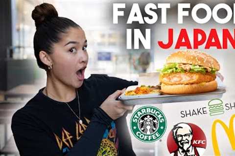 Eating ONLY FAST FOOD in JAPAN for a day 😱