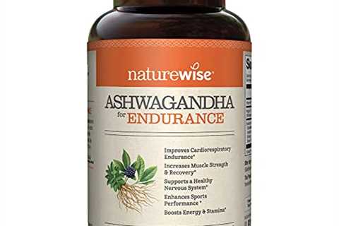 NatureWise Ashwagandha for Endurance, Adaptogen Adrenal Support Supplement with KSM-66, Vitamins,..