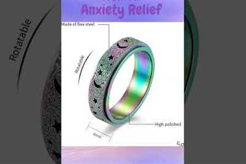 AMAZON FINDS  - FIDGET SPINNER RINGS FOR ANXIETY