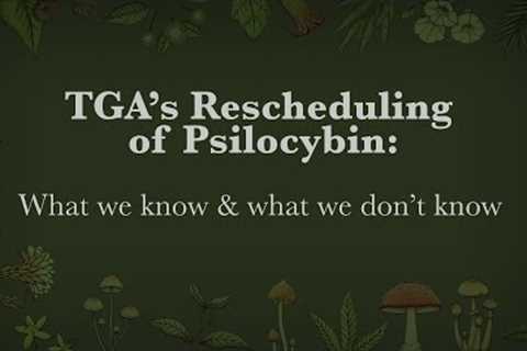 Rich Haridy - TGA’s Rescheduling of Psilocybin: What we know & what we don’t know (April 2023)
