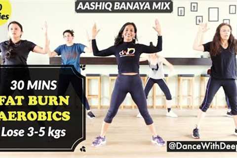 Burn BELLY + LEG + ARM Fat - 30mins Aerobics Workout | Bollywood