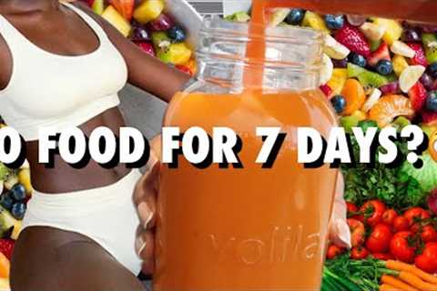 WHAT I DRINK FOR A 7 DAY FAST/JUICE CLEANSE | LOSE WEIGHT AND DETOXIFY! Raw Vegan/Plant based