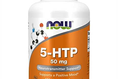 NOW Supplements, 5-HTP (5-hydroxytryptophan) 50 mg, Neurotransmitter Support*, 180 Veg Capsules