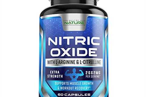 Nitric Oxide Supplement 2662mg with L Arginine, L Citrulline and Beta Alanine, Extra Strength..