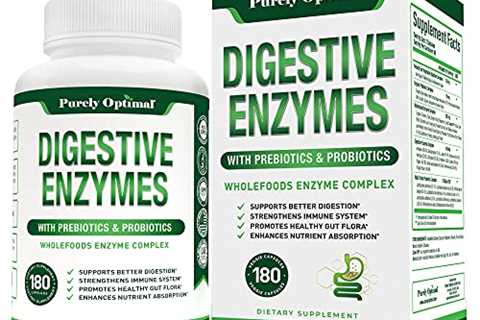 Premium Digestive Enzymes Plus Prebiotics  Probiotics - Digestive Enzyme Supplement for Better..