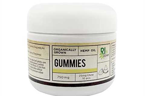 RI Hemp Natural Extract Gummies with Fresh and Fruity Flavor Perfect for Peace, Relaxation, Better..