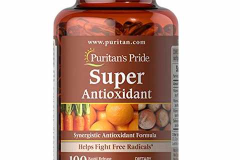 Puritan's Pride Formula, Softgels by Super Antioxidant 100 Count (Pack of 1)