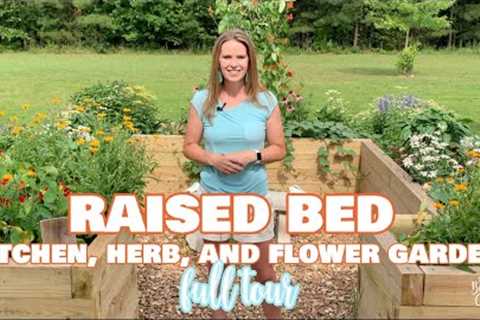 Raised Bed Kitchen and Herb Garden Tour