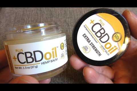 CBD Oil | Hemp Balm Ointment | Pain Management | Stress Management | PlusCDB Oil
