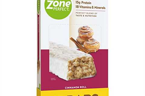 ZonePerfect Protein Bars, Cinnamon Roll, High Protein, With Vitamins  Minerals (12 Count)