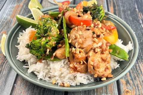 Peanut Satay Chicken Stir-Fry