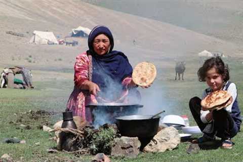 Shepherd Mother Cooking Organic Food | Shepherd Life|Village life of Afghanistan