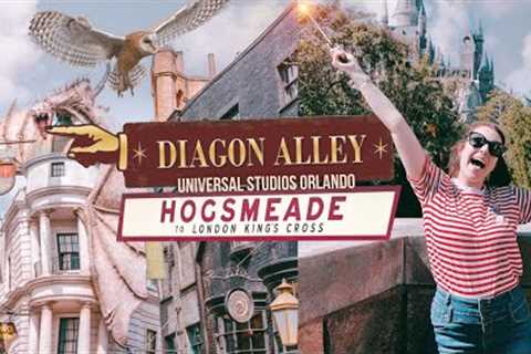 Exploring Diagon Alley & Hogsmeade ⚡️ UNIVERSAL STUDIOS ORLANDO 2022