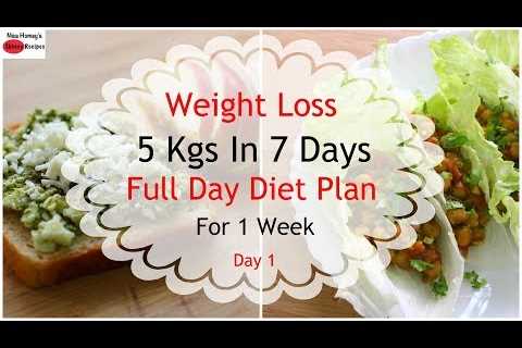 How To Lose Weight Fast 5kgs In 7 Days – Full Day Diet Plan For Weight Loss – Lose Weight Fast-Day 1
