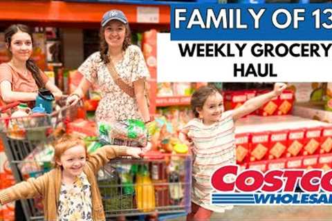 FAMILY OF 13❤️  MASSIVE COSTCO GROCERY HAUL! IT TOOK 2 DAYS! SUMMER! LARGE FAMILY LIFE!