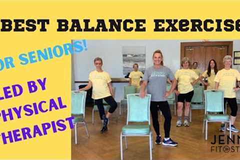 5 BEST BALANCE EXERCISES, for Seniors!