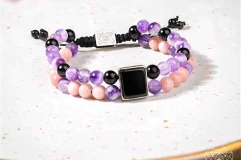 Feminine Power Bracelet Review Amethyst, Black Onyx, Pink Opal