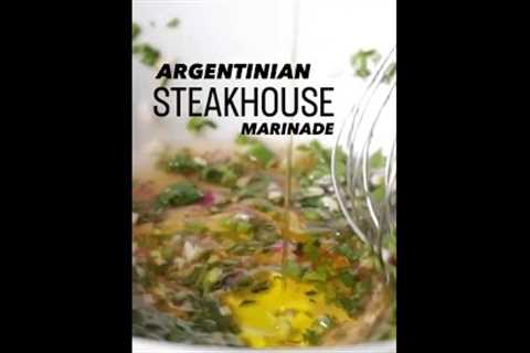 Argentinian Steakhouse Marinade