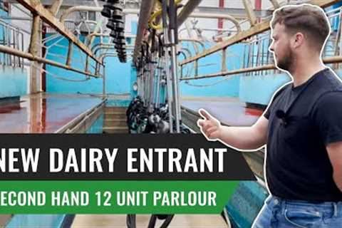 New Dairy Entrant Keeping Costs Down With a Second Hand 12 Unit Parlour - David Gordon, Donegal