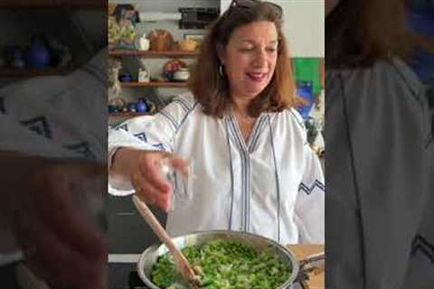 Fresh Pea Fava with Ouzo and Feta on Toast