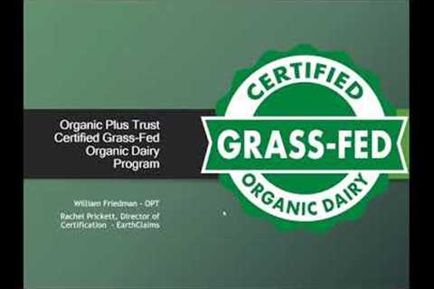 Organic Grass-Fed Dairy Standards