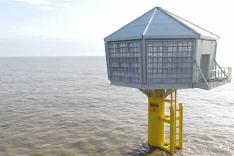 In an industry first, artificial ‘bird nests’ have been built near an offshore wind farm