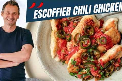 This 100 years old Escoffier 30 minutes chili chicken recipe took me by surprise!