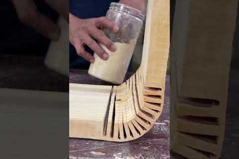 Tips Wood Bending // Ingenious Skills Curved Woodworking Craft Worker
