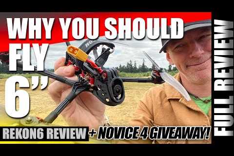 WHY YOU SHOULD FLY 6â³â¦ Hglrc REKON6 Lone Range Fpv Drone â REVIEW & GIVEAWAY! ðâï¸