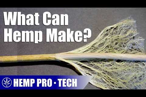 The Products That Can Be Made From a Hemp Plant