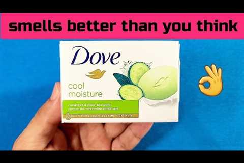Dove cool moisture cucumber and green tea scent bar soap review
