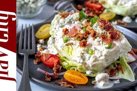 Wedge Salad with Dairy Free Ranch Dressing