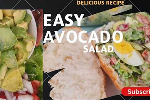 I could eat this avocado egg salad with crunchy toast every day.