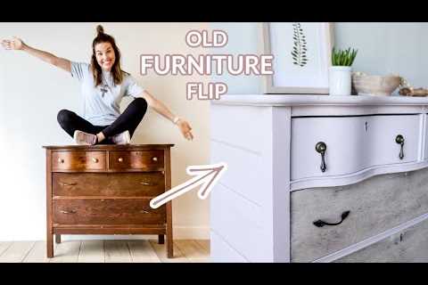 Old Furniture Makeover DIY | Country Chic Paint & Hemp Oil