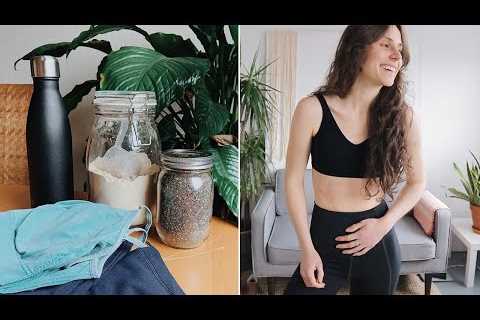 My ZERO WASTE Vegan Fitness Routine Swaps! supplements, food, clothes & habits | how I stay..