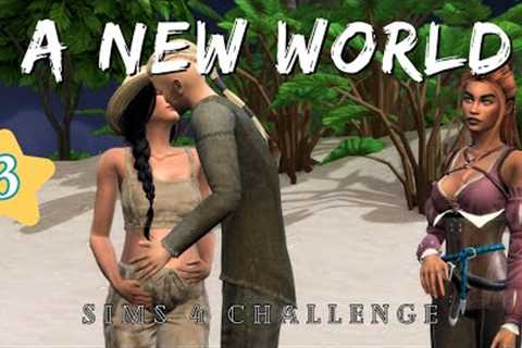 Having a baby on a deserted island! The Sims 4 A New World Challenge #3