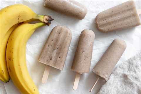 Healthy Banana Popsicles