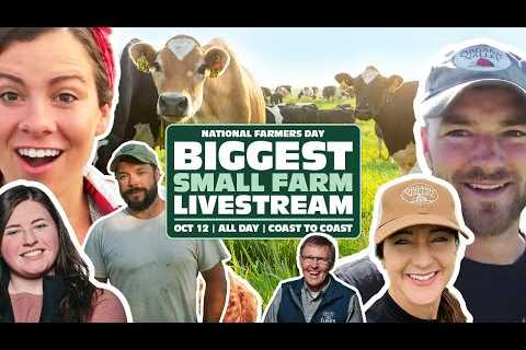 National Farmers Day | World''s Biggest Small Farm Livestream | Organic Valley