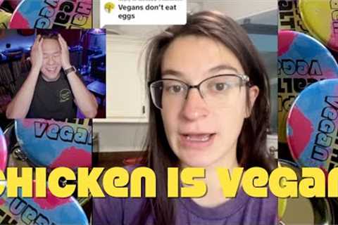 Vegan TikToker: Eating chicken is 100% vegan!