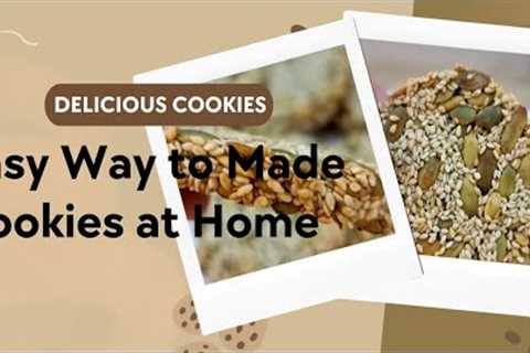 Super Easy Healthy Sugar Free Cookies | Delicious cookies in 5 minutes! | Energy Booster Cookies