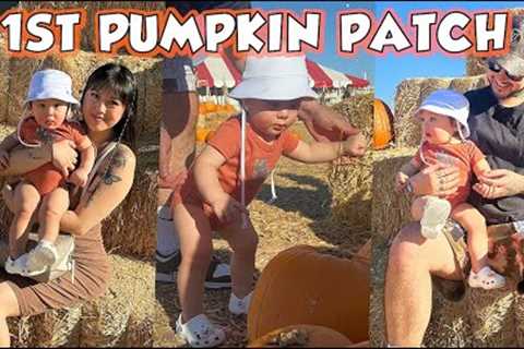 MALAKYES FIRST TIME AT THE PUMPKIN PATCH!