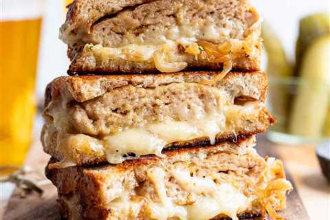 Ground Turkey Patty Melts