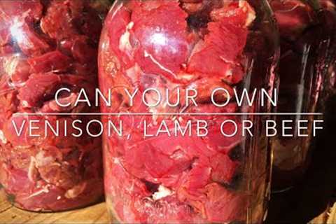 Canning Meat (Super Easy Raw Pack)