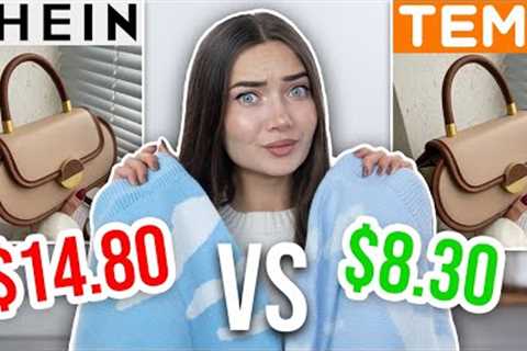 Are TEMU & SHEIN Selling The SAME Products!? LET'S FIND OUT!